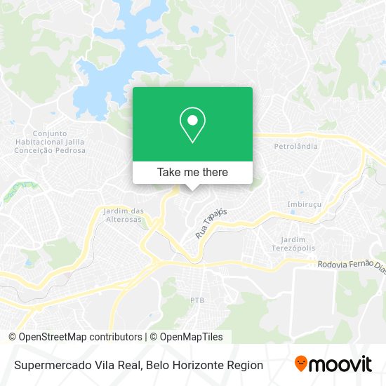 Supermercado Vila Real map