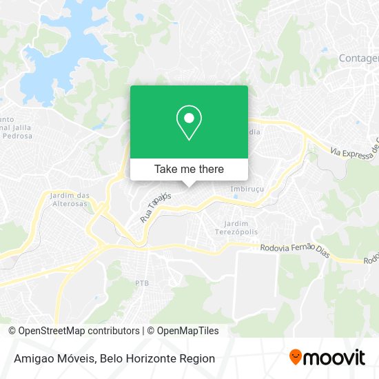 Amigao Móveis map