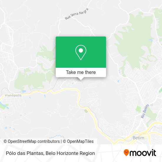 Pólo das Plantas map