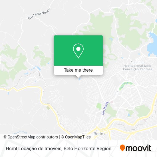 Hcml Locação de Imoveis map