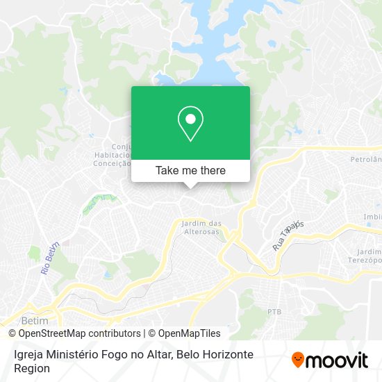 Igreja Ministério Fogo no Altar map