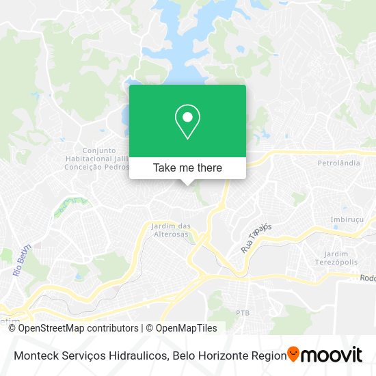 Monteck Serviços Hidraulicos map