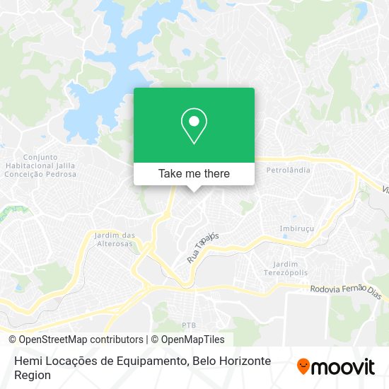 Hemi Locações de Equipamento map