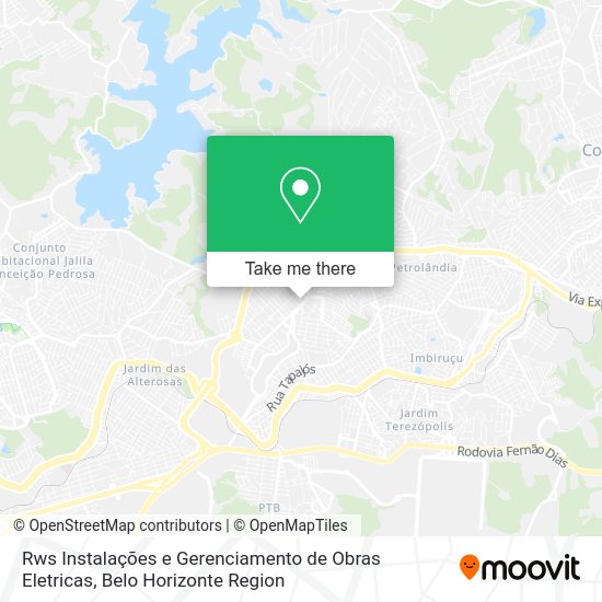 Rws Instalações e Gerenciamento de Obras Eletricas map