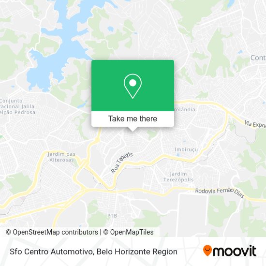 Sfo Centro Automotivo map