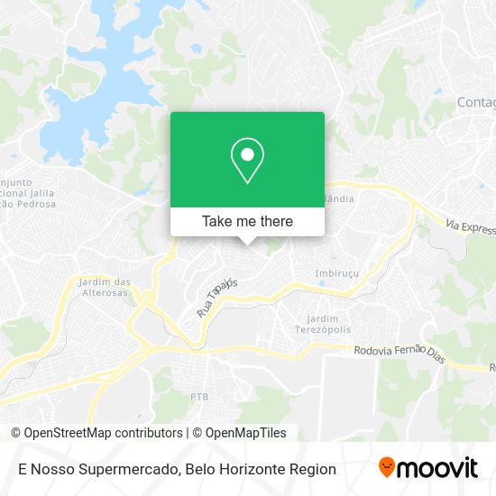 E Nosso Supermercado map