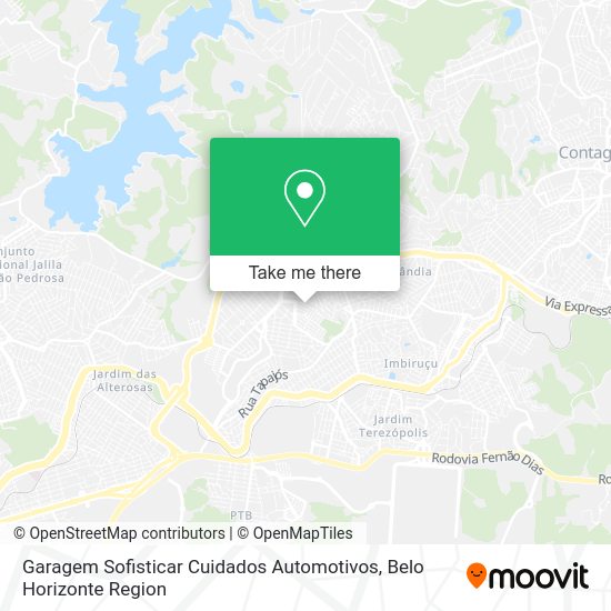 Garagem Sofisticar Cuidados Automotivos map