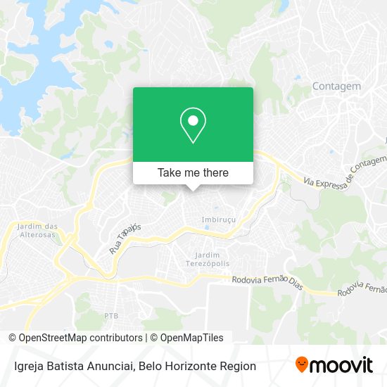 Igreja Batista Anunciai map