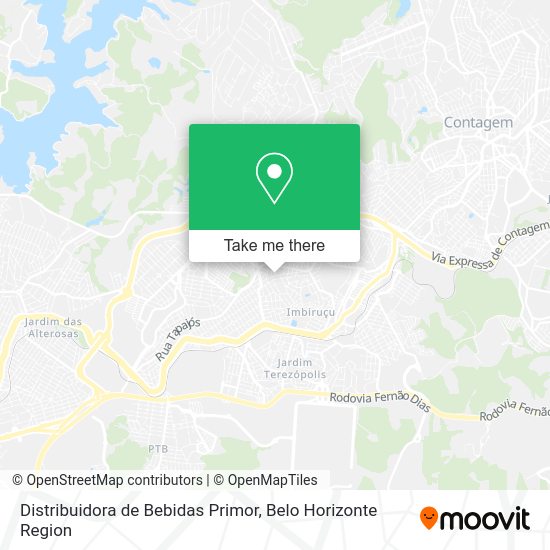 Distribuidora de Bebidas Primor map