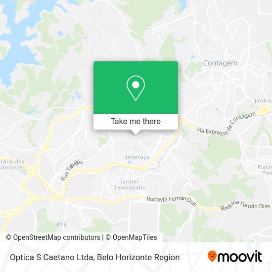 Optica S Caetano Ltda map