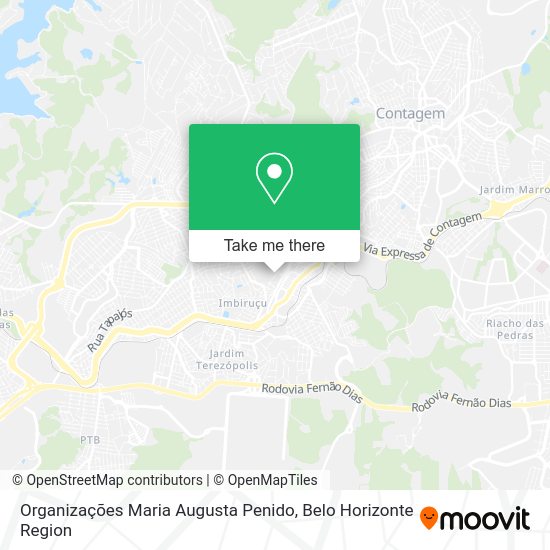 Organizações Maria Augusta Penido map