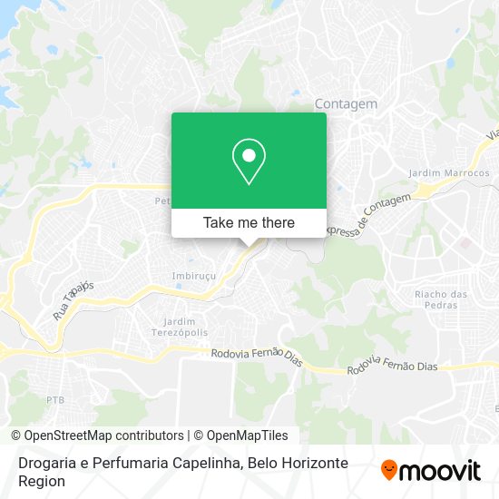 Drogaria e Perfumaria Capelinha map