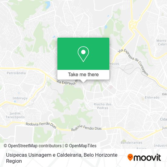 Usipecas Usinagem e Caldeiraria map