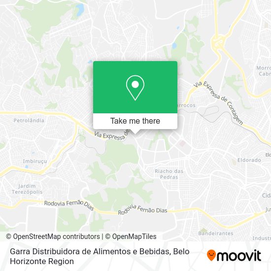 Garra Distribuidora de Alimentos e Bebidas map