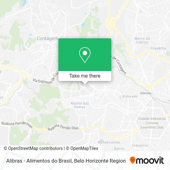 Alibras - Alimentos do Brasil map