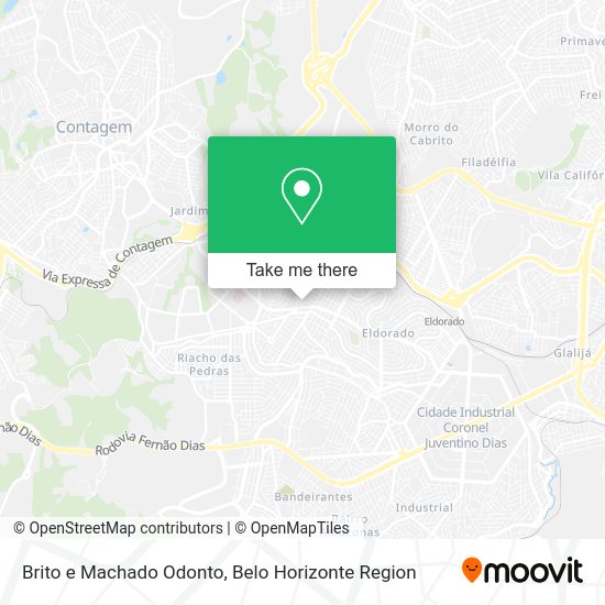 Brito e Machado Odonto map