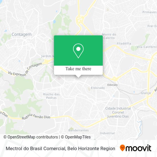 Mectrol do Brasil Comercial map