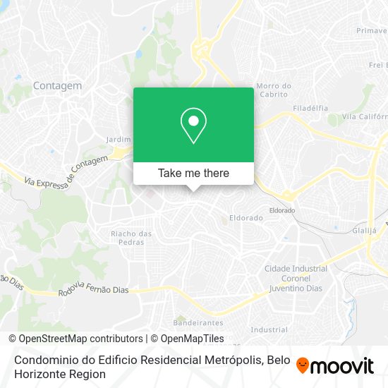 Condominio do Edificio Residencial Metrópolis map