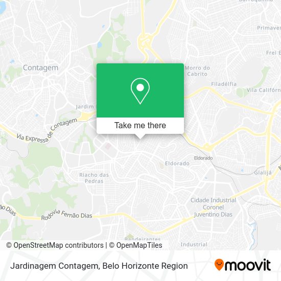 Jardinagem Contagem map