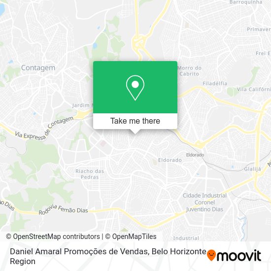 Daniel Amaral Promoções de Vendas map