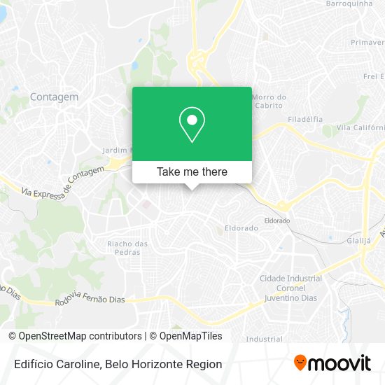 Edifício Caroline map