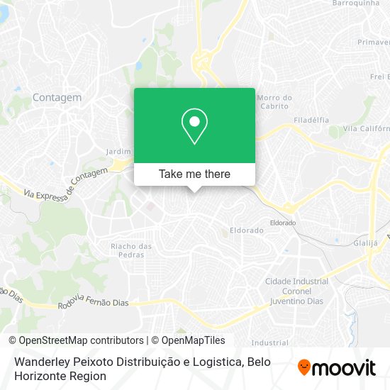 Wanderley Peixoto Distribuição e Logistica map