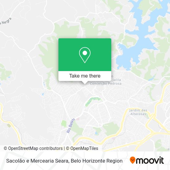 Sacolão e Mercearia Seara map