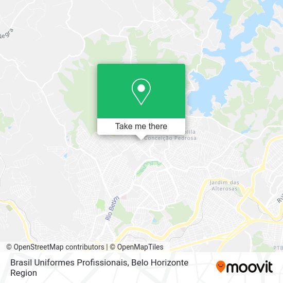 Brasil Uniformes Profissionais map