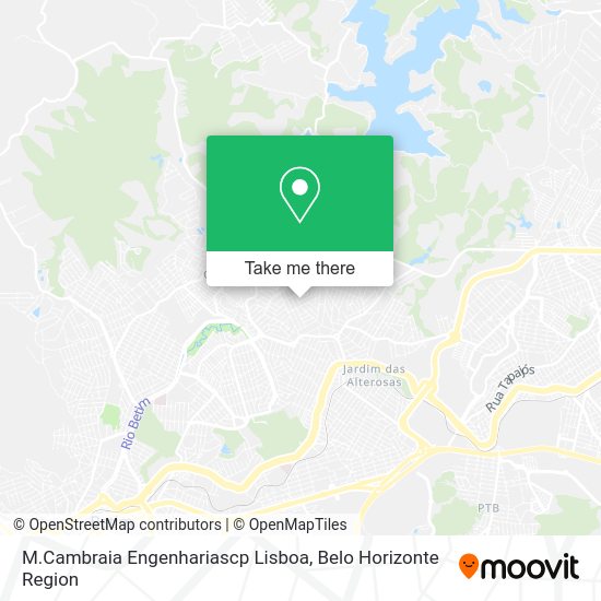 M.Cambraia Engenhariascp Lisboa map