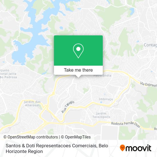 Santos & Doti Representacoes Comerciais map