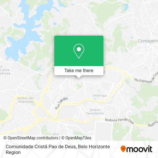 Comunidade Cristã Pao de Deus map