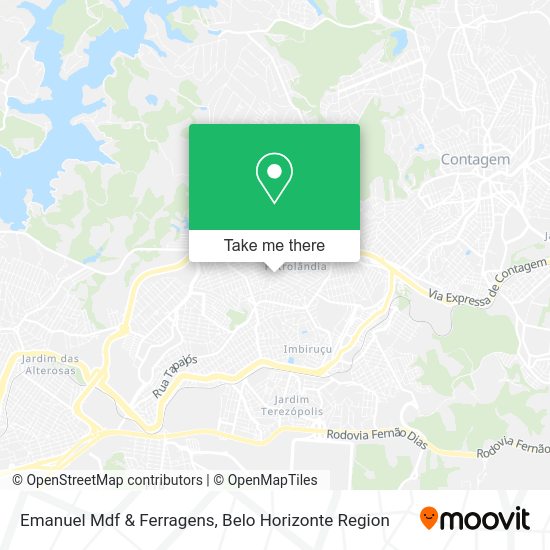 Emanuel Mdf & Ferragens map
