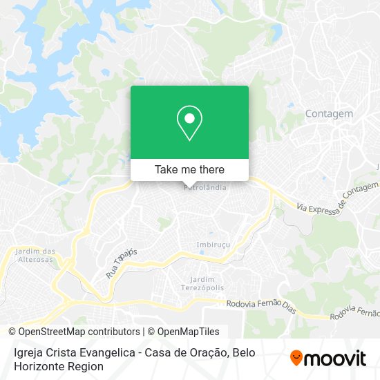 Igreja Crista Evangelica - Casa de Oração map