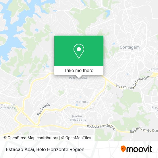 Estação Acai map