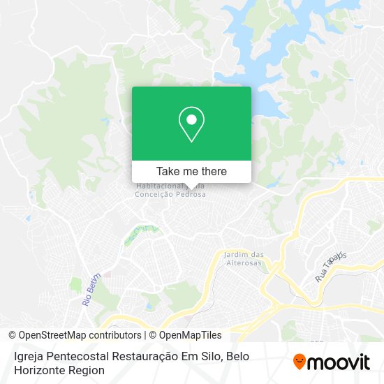 Igreja Pentecostal Restauração Em Silo map