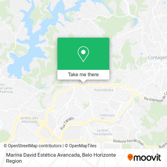 Marina David Estética Avancada map