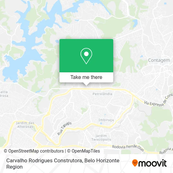 Carvalho Rodrigues Construtora map