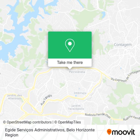 Egide Serviços Administrativos map