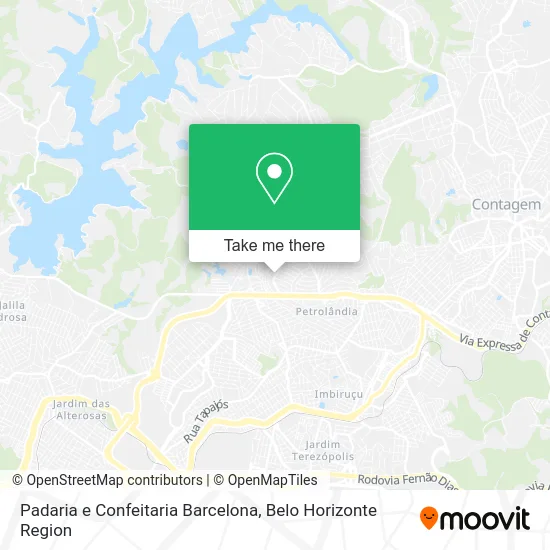 Padaria e Confeitaria Barcelona map
