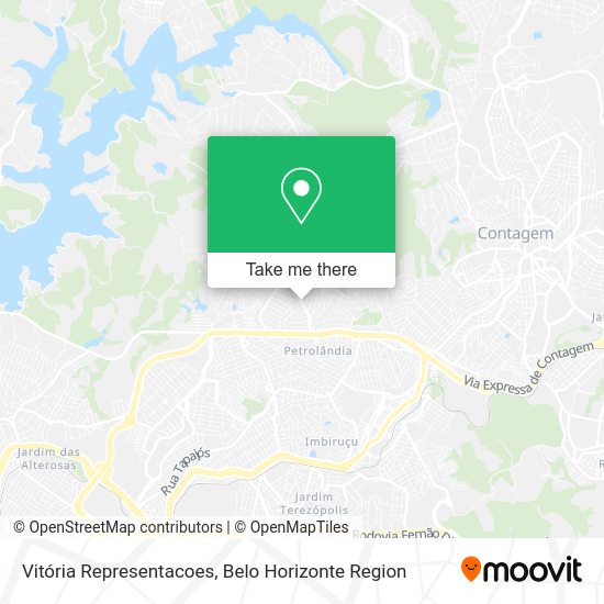 Vitória Representacoes map