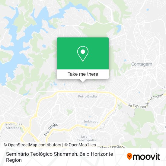 Seminário Teológico Shammah map