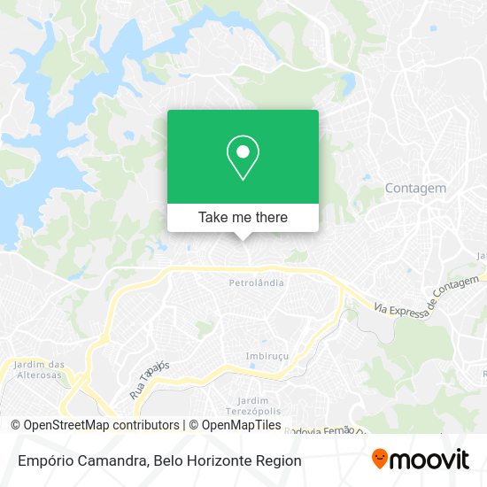 Empório Camandra map