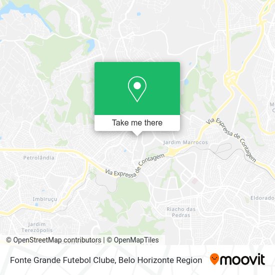 Fonte Grande Futebol Clube map