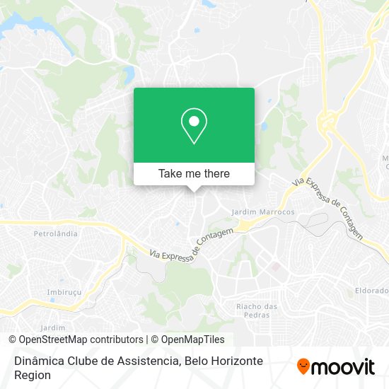 Dinâmica Clube de Assistencia map
