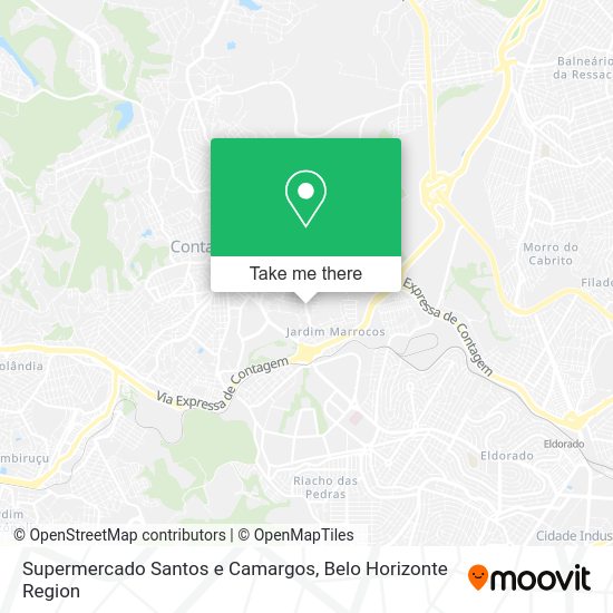 Supermercado Santos e Camargos map