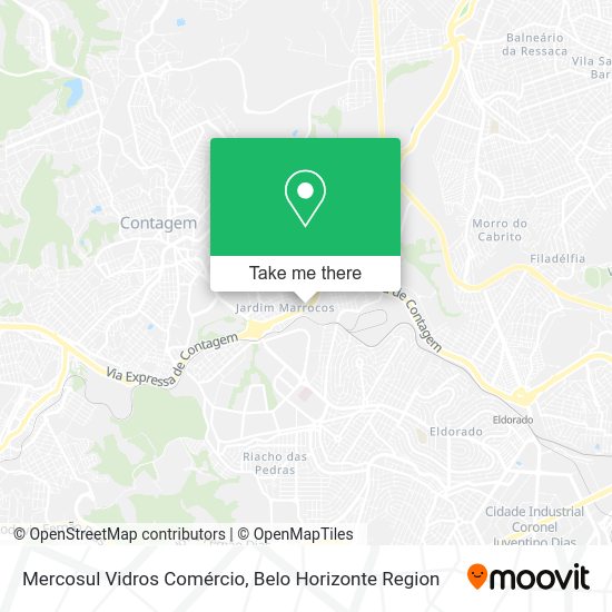 Mercosul Vidros Comércio map