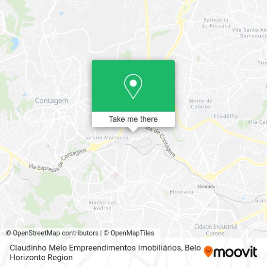 Claudinho Melo Empreendimentos Imobiliários map
