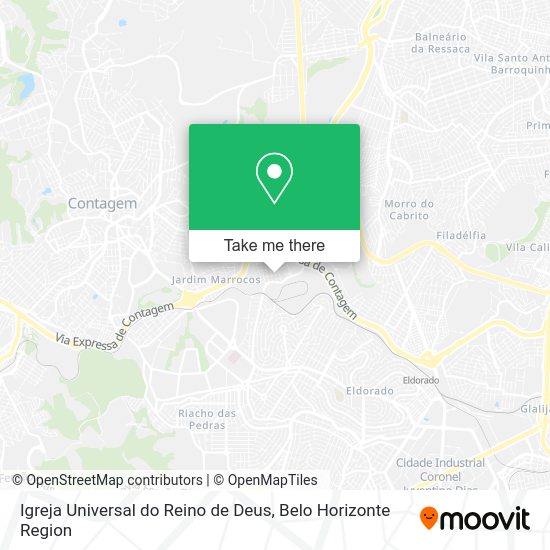 Igreja Universal do Reino de Deus map