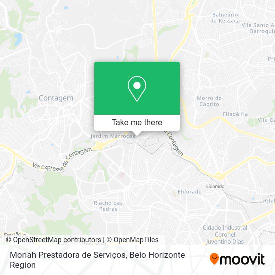 Moriah Prestadora de Serviços map