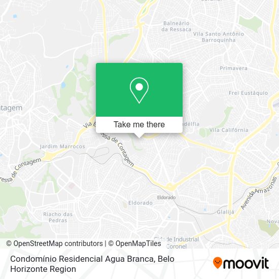 Condomínio Residencial Agua Branca map